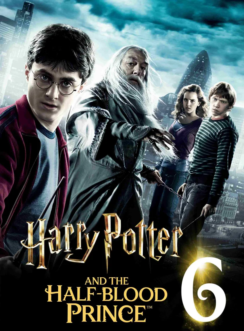 Harry Potter and the Half-Blood Prince (2009) (Hindi + English) Dual Audio Hollywood Movie BluRay HD ESub poster