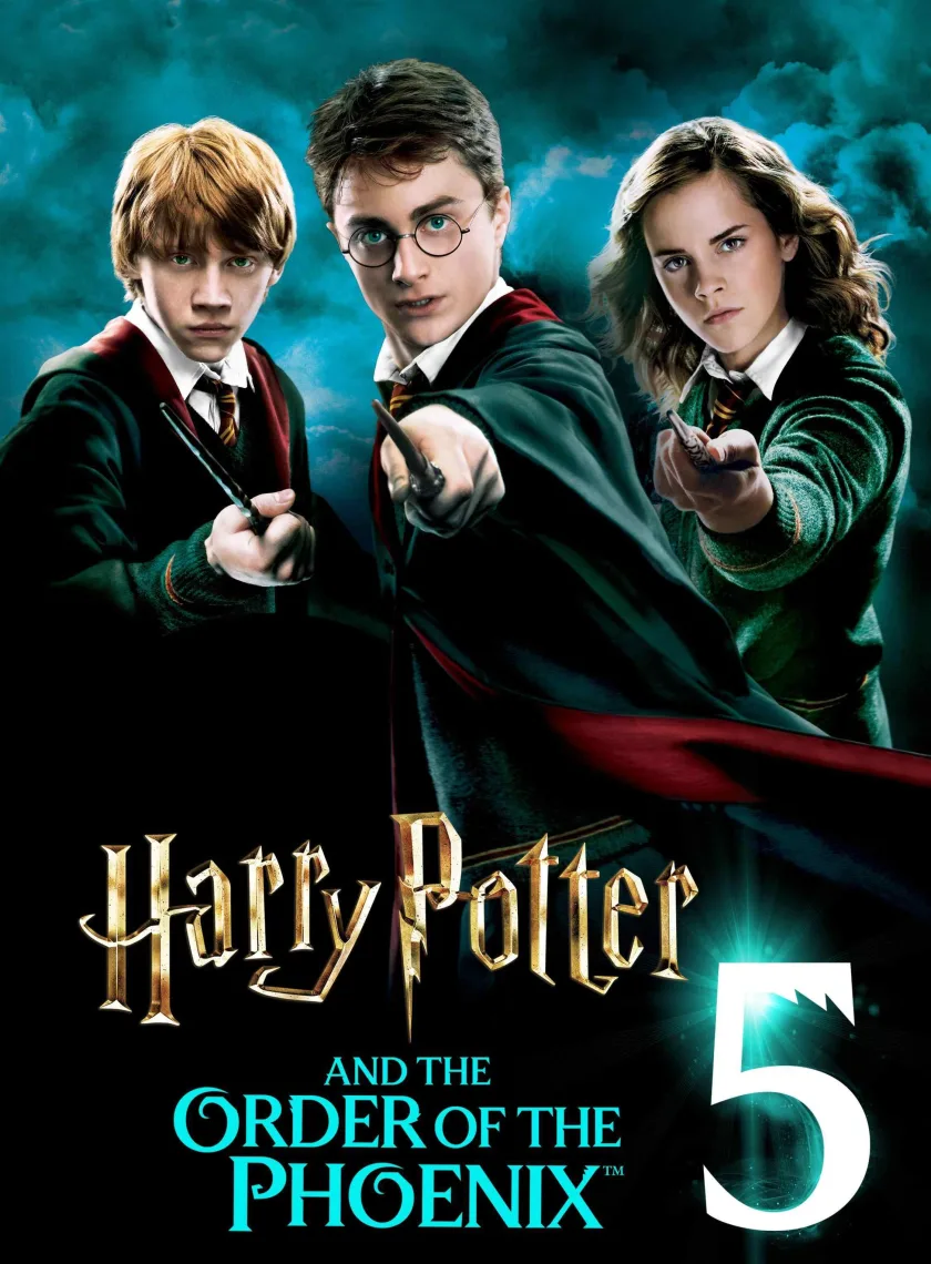 Harry Potter and the Order of the Phoenix (2007) (Hindi + English) Dual Audio Hollywood Movie BluRay HD ESub poster