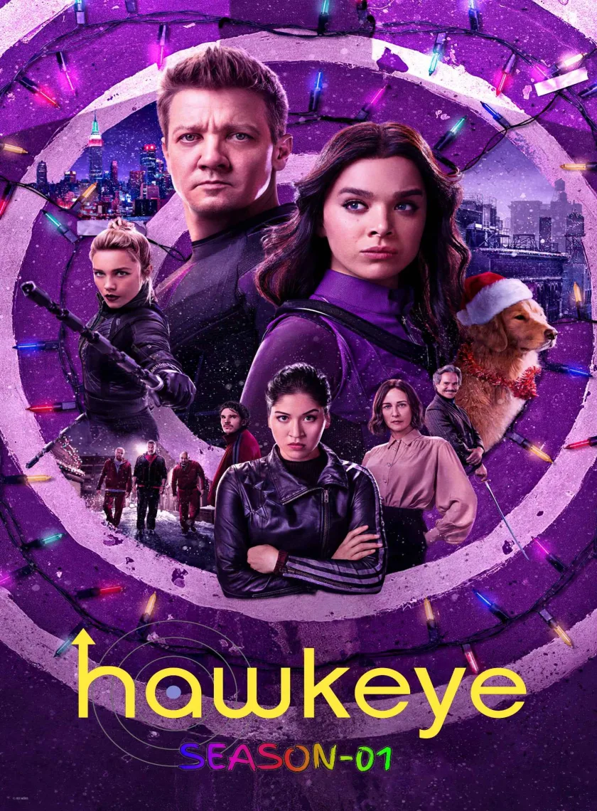 Hawkeye S01 (2021) (Hindi + English) Dual Audio MCU Completed Web Series BluRay HEVC ESub poster