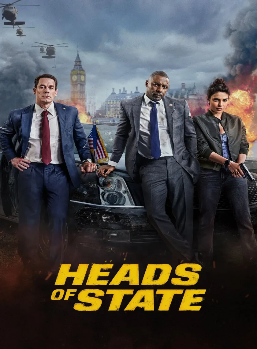 Heads of State (2025) (Hindi + English) Dual Audio Hollywood Movie HD ESub poster