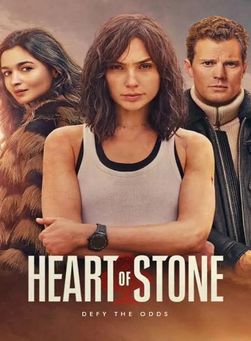 Heart Of Stone (2023) {Hindi + English} Dual Audio Full Movie HD poster