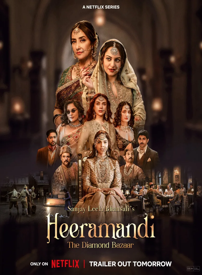 Heeramandi - The Diamond Bazaar S01 (2024) Hindi Completed Web Series HEVC ESub poster