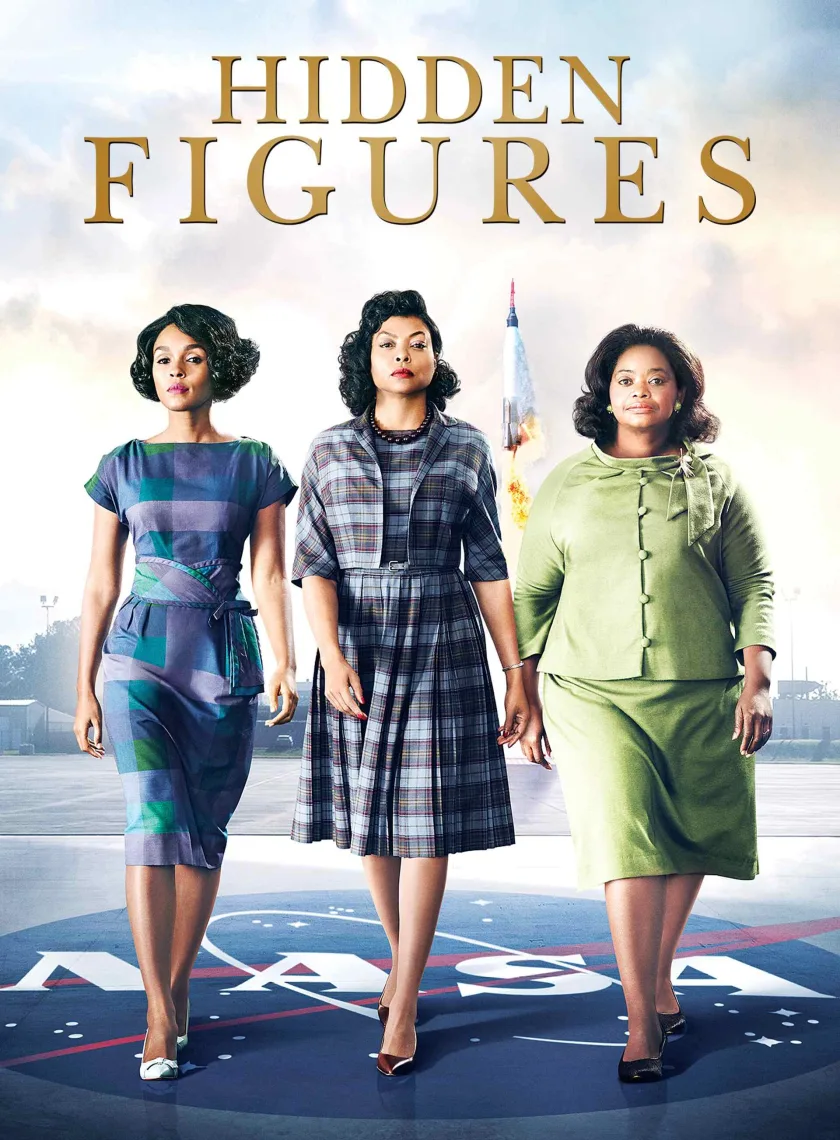 Hidden Figures (2016) (Hindi + English) Dual Audio Hollywood Movie BluRay HD ESub poster