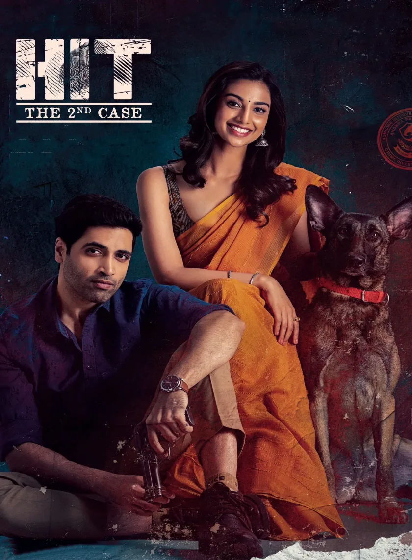 HIT - The Second Case (2022) (Hindi + Telugu) Dual Audio South UnCut Movie HD ESub poster