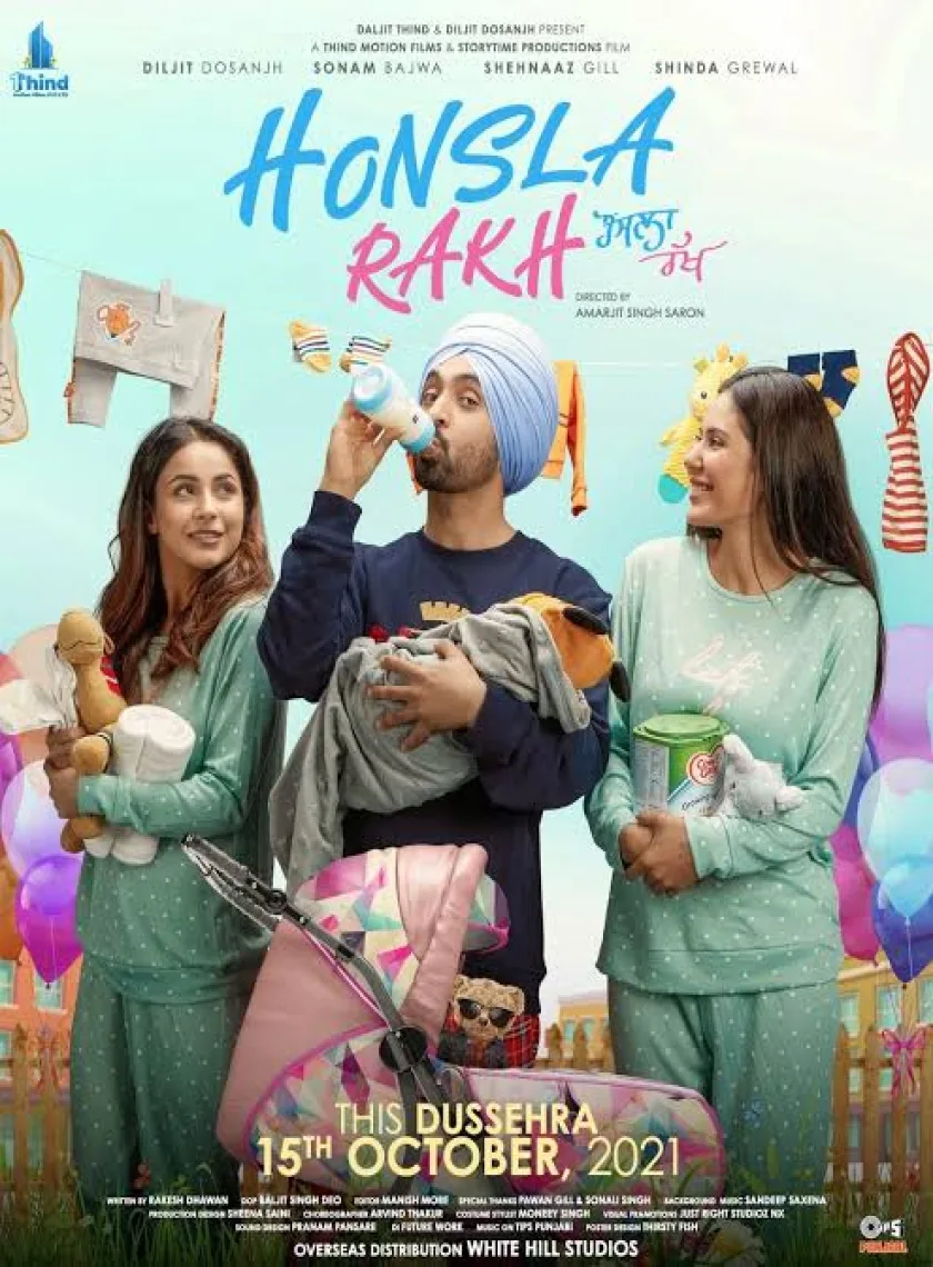 Honsla Rakh (2021) Panjabi Full Movie HD ESub poster
