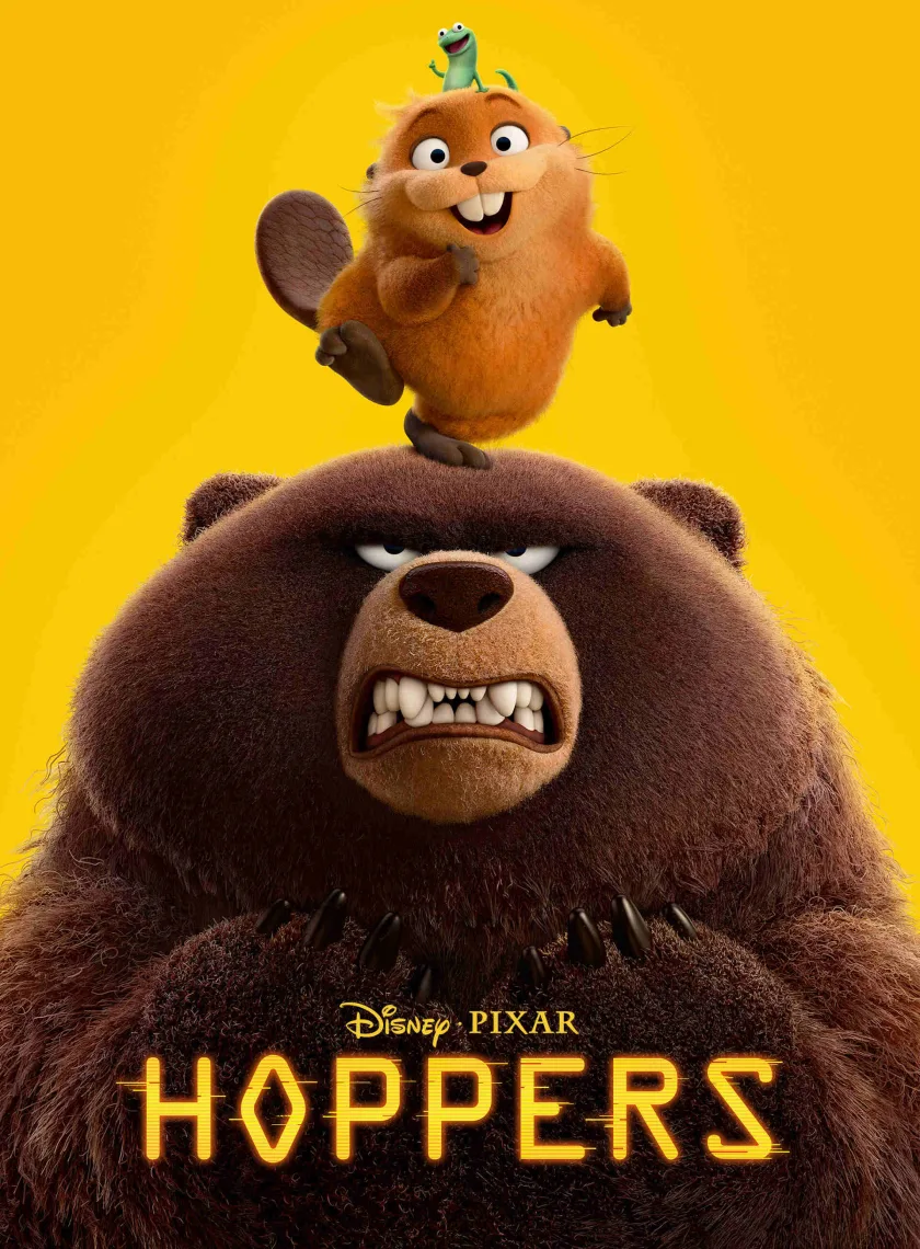 Hoppers (2026) (Hindi + English) Dual Audio Animation Movie BluRay HD ESub poster