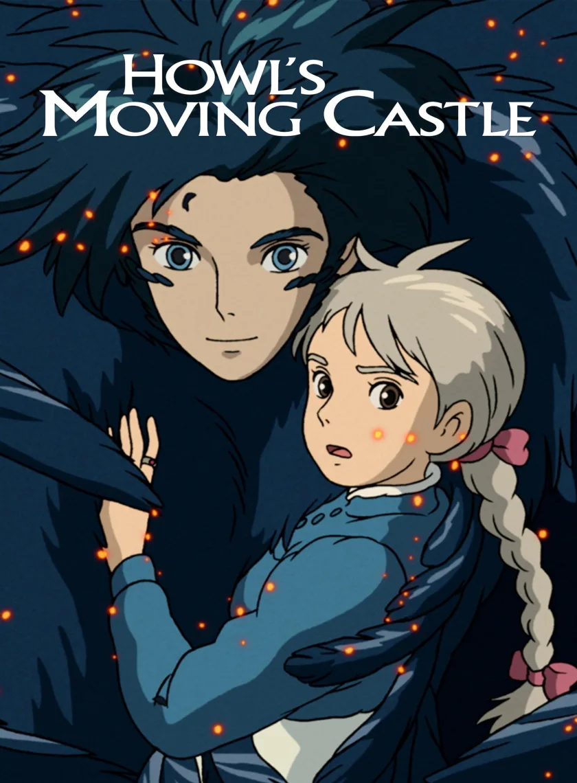 Howls Moving Castle (2004) {Hindi + English + Japanese} Animated Movie BluRay HEVC 10bit ESub poster