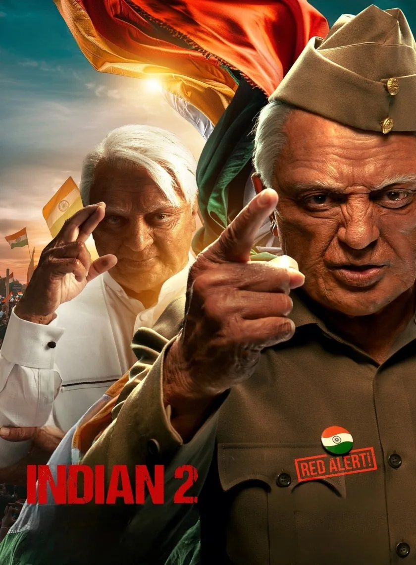 Indian 2 (2024) (Hindi + Tamil) Dual Audio UnCut Movie HD ESub poster