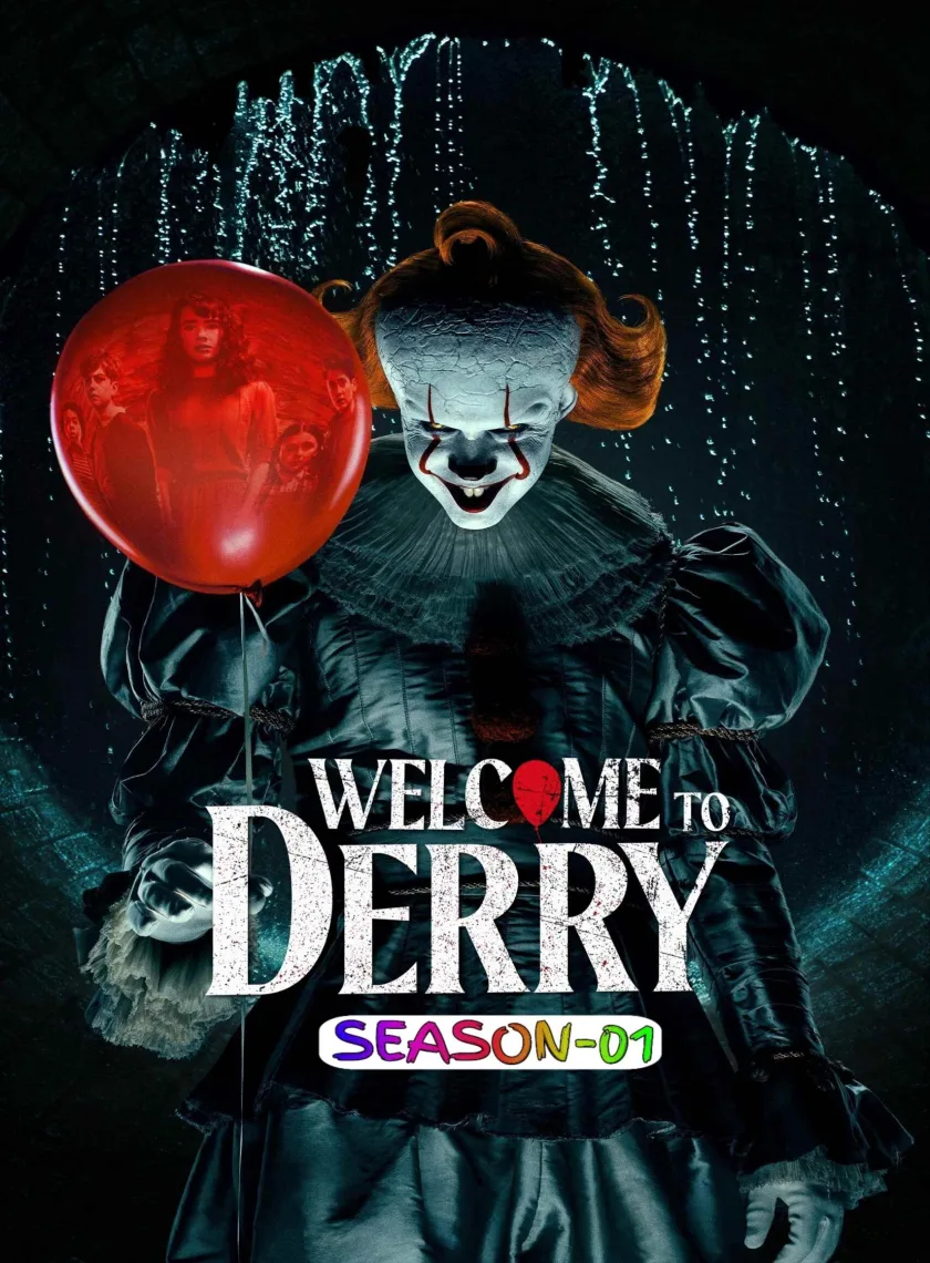 IT - Welcome to Derry S01 (2025) (Hindi + English) Dual Audio Completed Web Series HEVC ESub poster