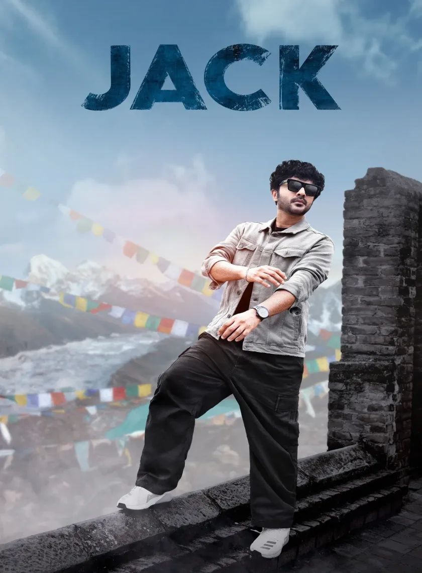 Jack (2025) (Hindi + Telugu) Dual Audio UnCut South Movie HD ESub poster