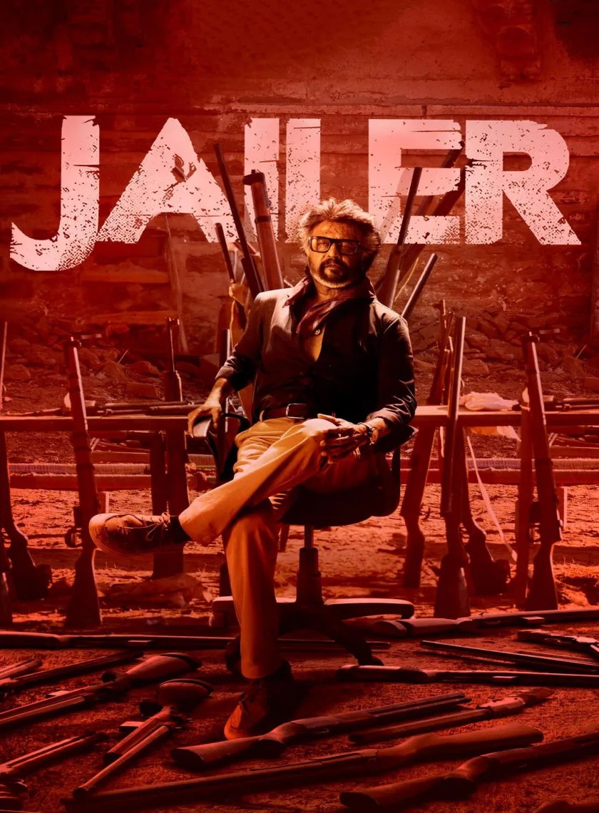 Jailer (2023) (Hindi + Tamil) Dual Audio UnCut South Movie HD ESub poster
