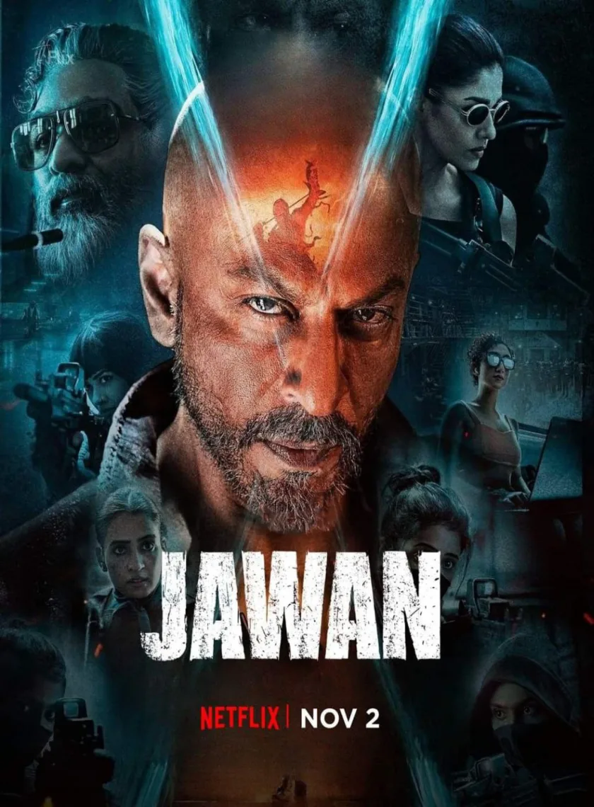 Jawan (2023) Bollywood Hindi Full Movie HD ESub poster