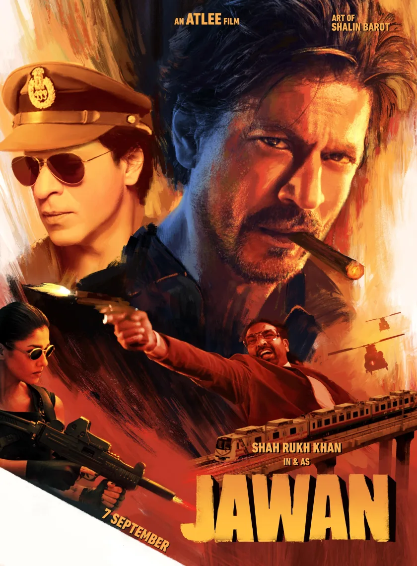 Jawan (2023) Bollywood Hindi Movie HD ESub poster