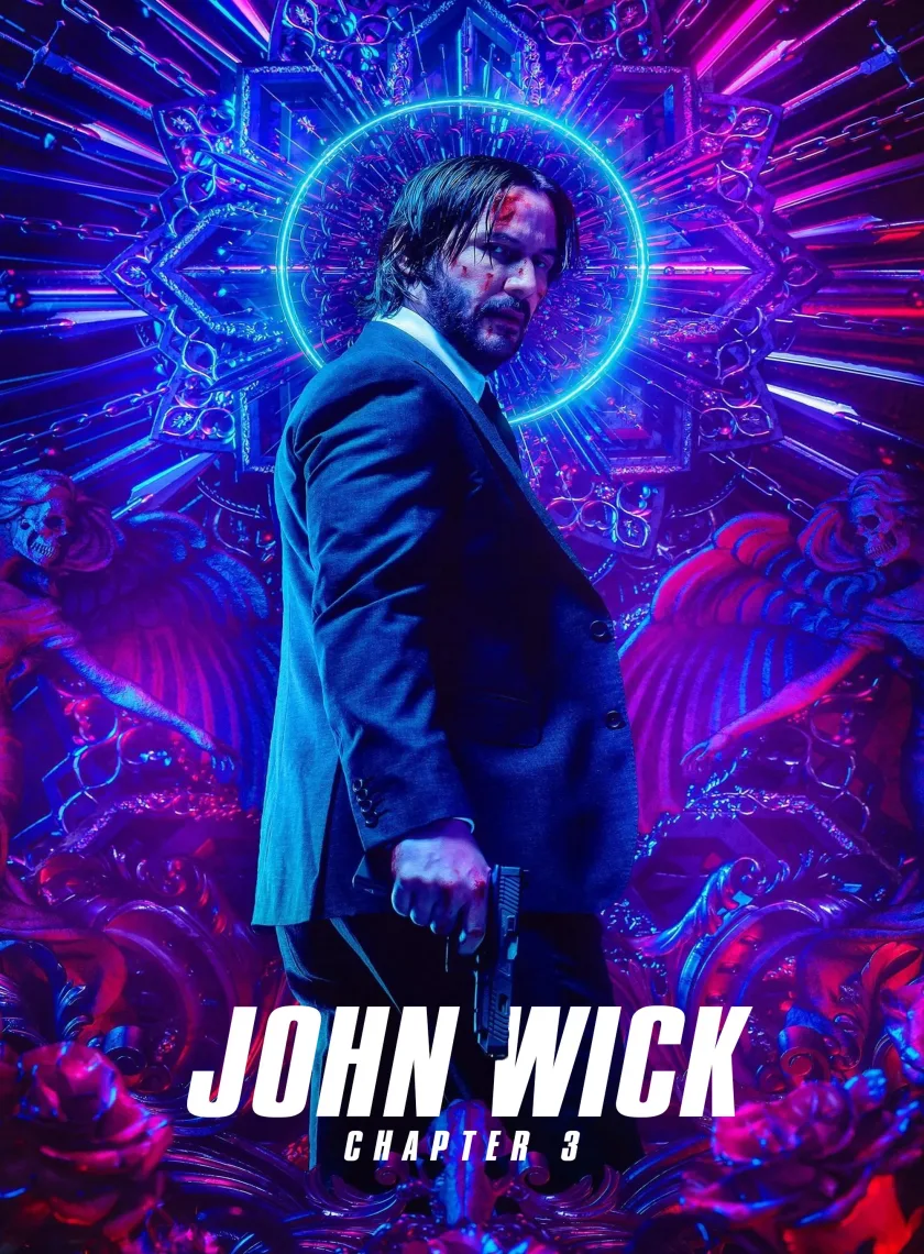 John Wick - Chapter 3 Parabellum (2019) (Hindi + English) Dual Audio Hollywood Movie BluRay HD ESub poster