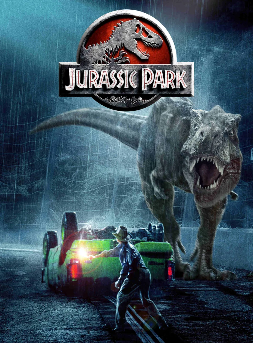 Jurassic Park (1993) (Hindi + English) Dual Audio Hollywood Movie BluRay HD ESub poster