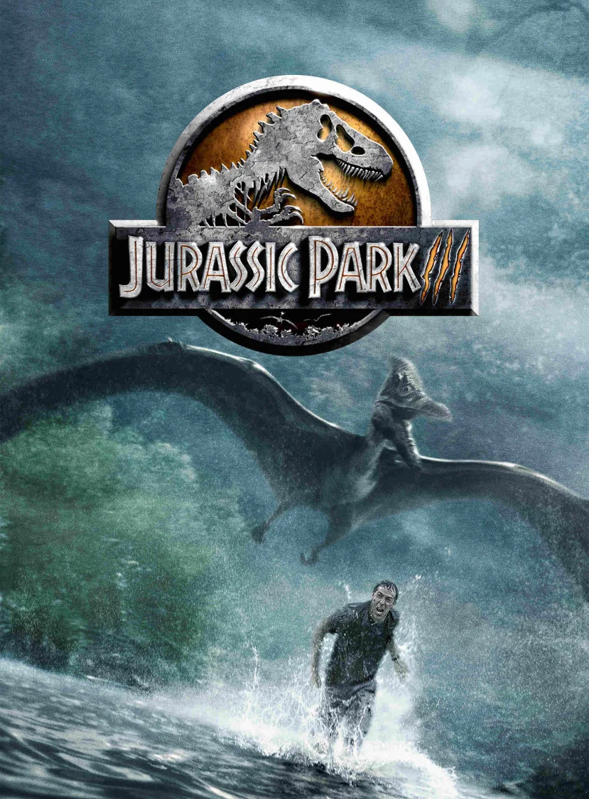 Jurassic Park III (2001) (Hindi + English) Dual Audio Hollywood Movie BluRay HD ESub poster