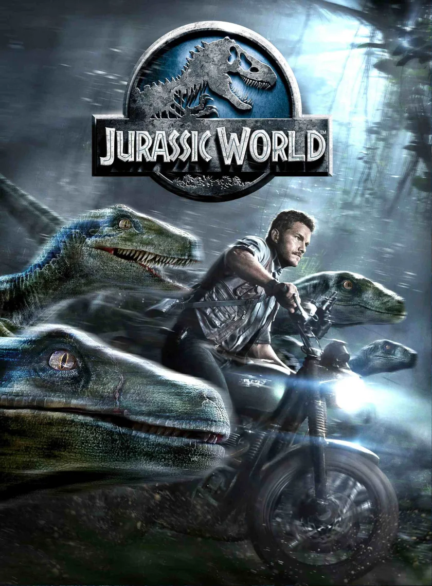 Jurassic World (2015) (Hindi + English) Dual Audio Hollywood Movie BluRay HD ESub poster
