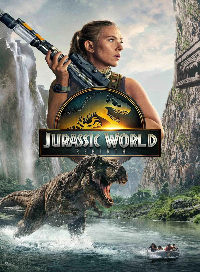 Jurassic World Rebirth (2025) (Hindi + English) Dual Audio Hollywood Movie HD ESub poster