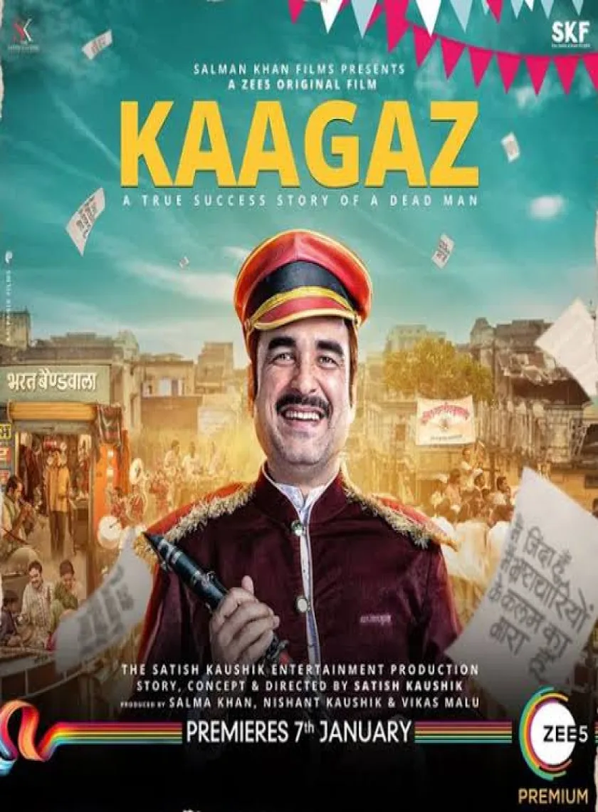 Kaagaz (2021) New Hindi Full Movie HD poster