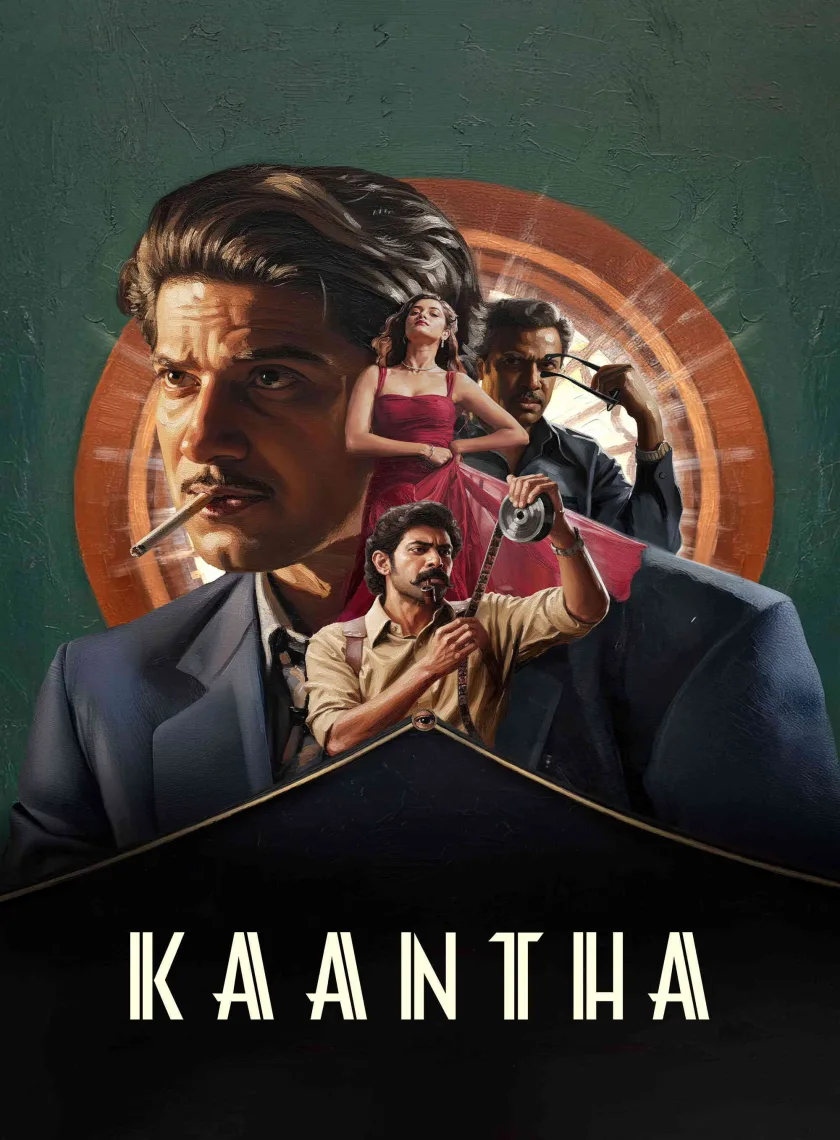 Kaantha (2025) (Hindi + Tamil) Dual Audio UnCut South Movie HD ESub poster