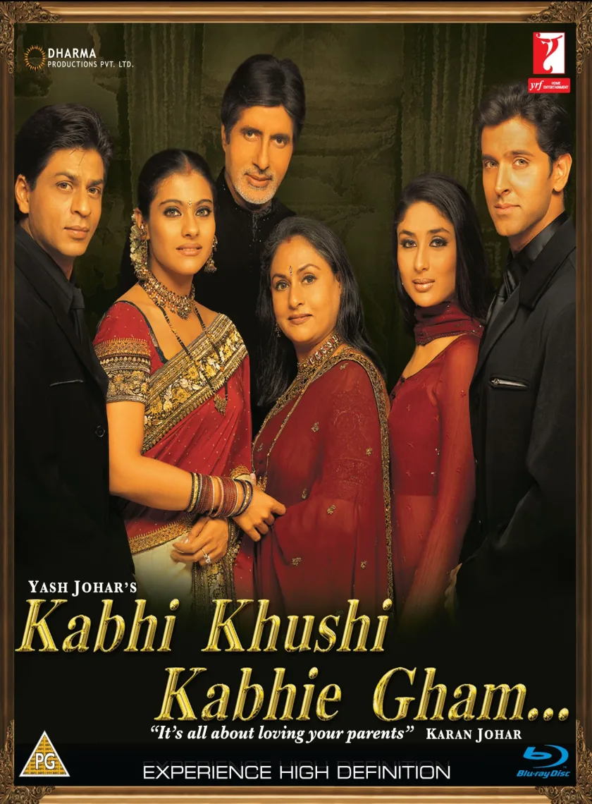 Kabhi Khushi Kabhie Gham (2001) Bollywood Hindi Movie HD BluRay ESub poster