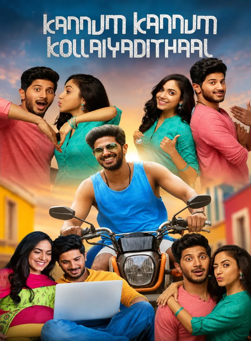 Kannum Kannum Kollaiyadithaal (2020) (Hindi + Tamil) Dual Audio UnCut South Movie HD ESub poster