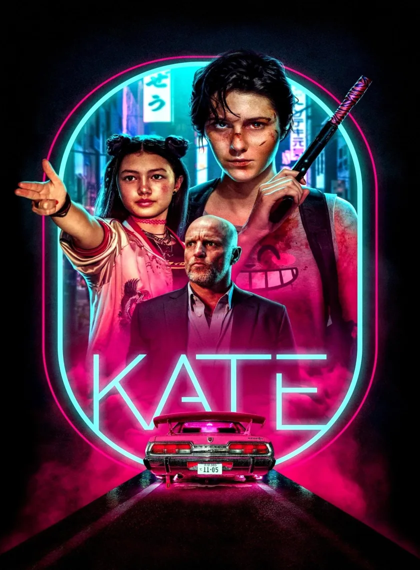 Kate (2021) (Hindi + English) Dual Audio Hollywood Movie HD ESub poster