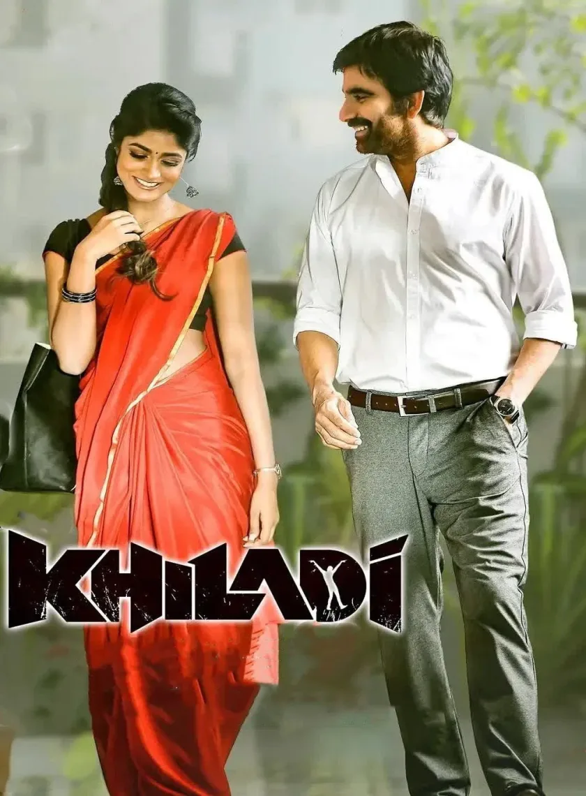 Khiladi (2022) (Hindi + Telugu) Dual Audio UnCut South Movie HD ESub poster
