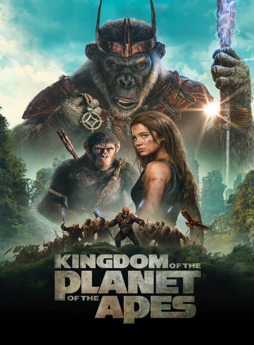 Kingdom of the Planet of the Apes (2024) (Hindi + English) Dual Audio Movie HD ESub poster