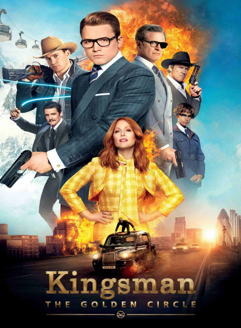 Kingsman The Golden Circle (2017) (Hindi + English) Dual Audio Hollywood Movie BluRay HD ESub poster