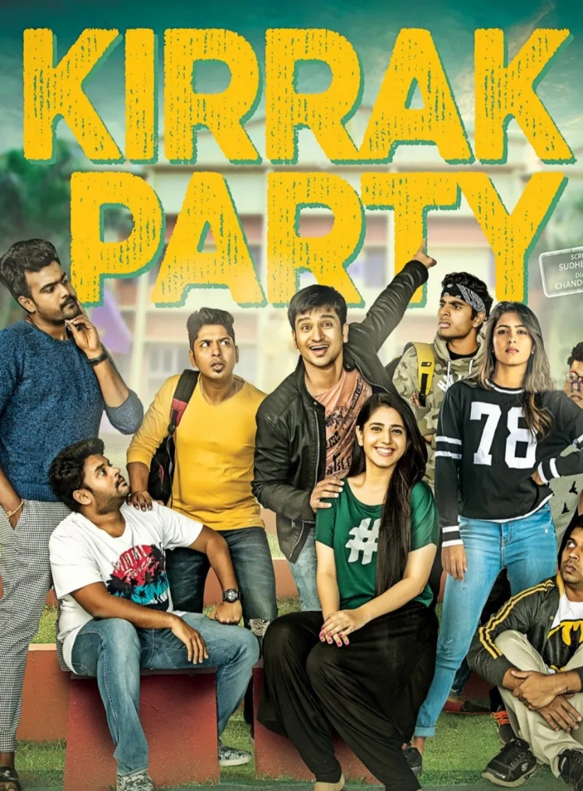 Kirrak Party (2018) {Hindi + Telugu} Dual Audio UnCut Movie HD ESub poster
