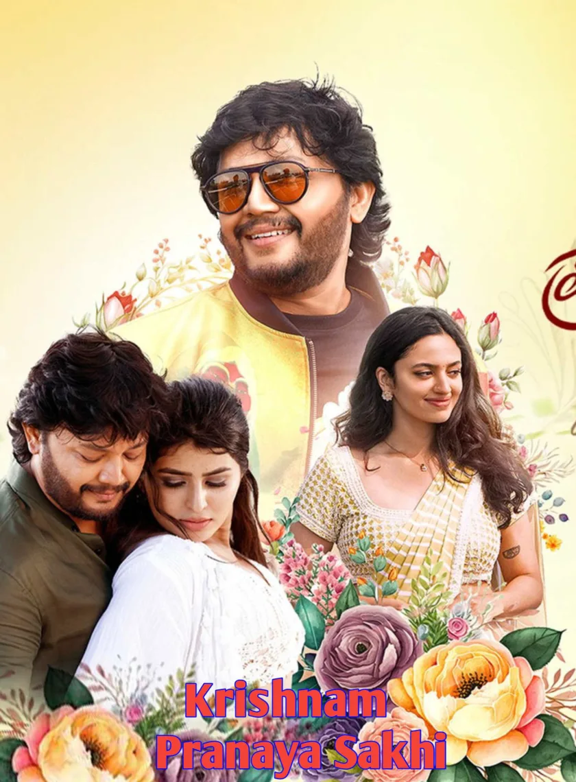 Krishnam Pranaya Sakhi (2024) (Hindi + Kannada) Dual Audio UnCut South Movie HD ESub poster
