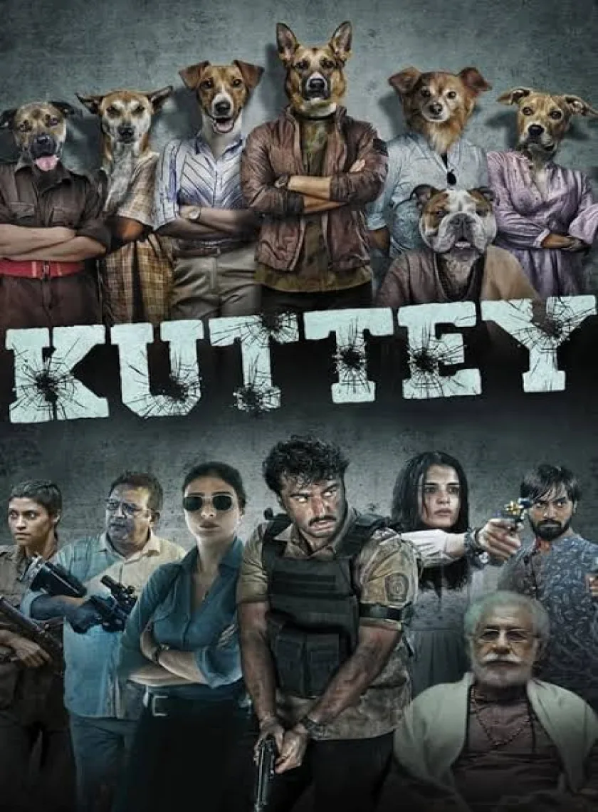 Kuttey (2023) Bollywood Hindi Full Movie HD ESub poster