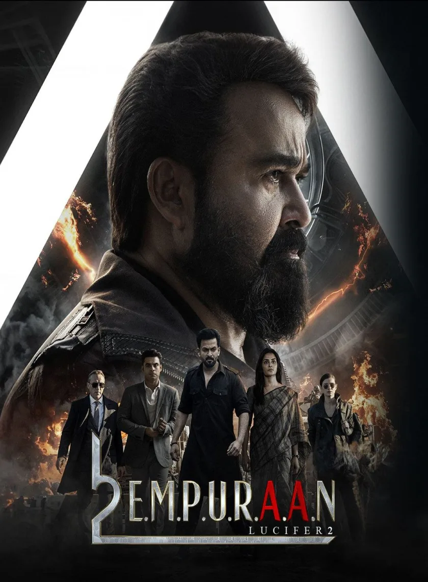 L2 - Empuraan (2025) (Hindi + Malayalam) Dual Audio UnCut South Movie HD ESub poster