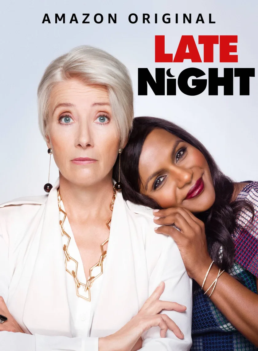 Late Night (2019) (Hindi + English) Dual Audio Hollywood Movie BluRay HD ESub poster