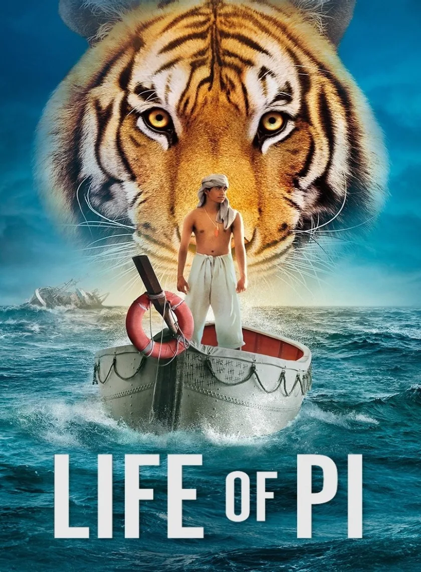 Life of Pi (2012) (Hindi + English) Dual Audio Bollywood Movie HD ESub poster