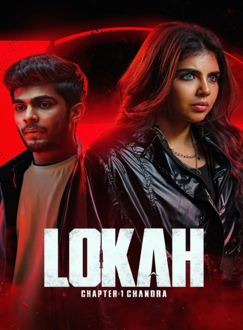 Lokah Chapter 1 - Chandra (2025) (Hindi + Malayalam) Dual Audio UnCut South Movie HD ESub poster