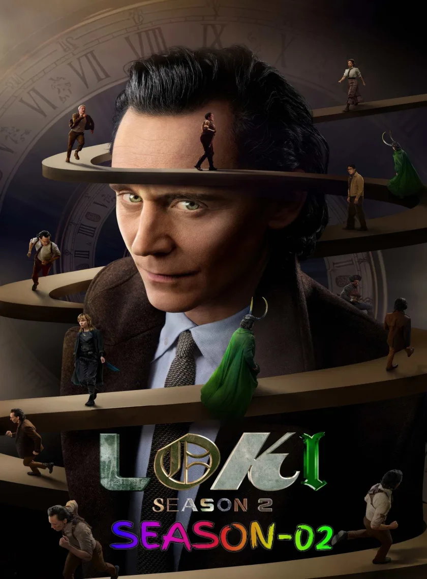 Loki S02 (2023) (Hindi + English) Dual Audio Completed Web Series HEVC ESub poster