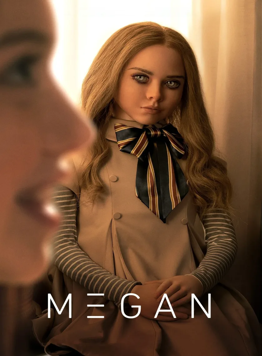 M3GAN (2022) (Hindi + English) Dual Audio Hollywood Movie BluRay HD ESub poster