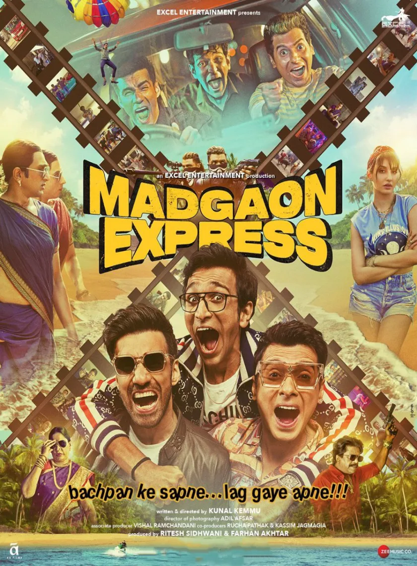 Madgaon Express (2024) Bollywood Hindi Movie HD ESub poster