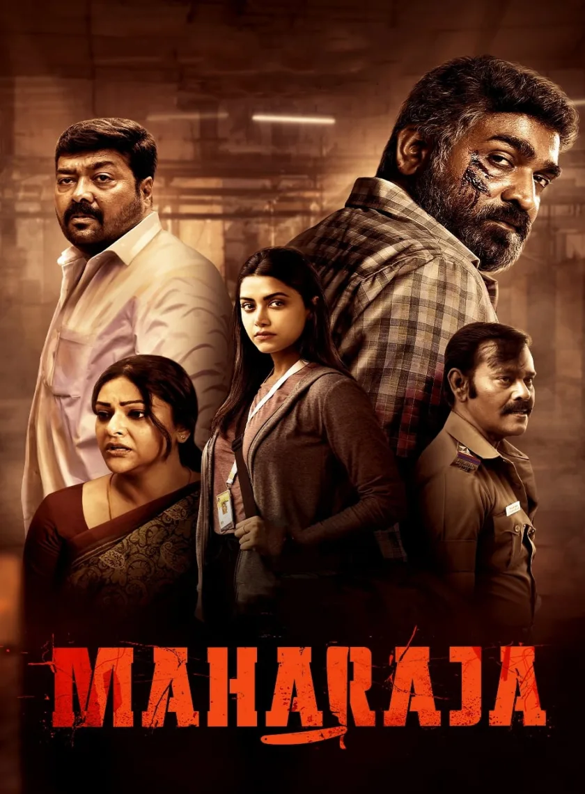 Maharaja (2024) (Hindi + Tamil) Dual Audio UnCut Movie HD ESub poster
