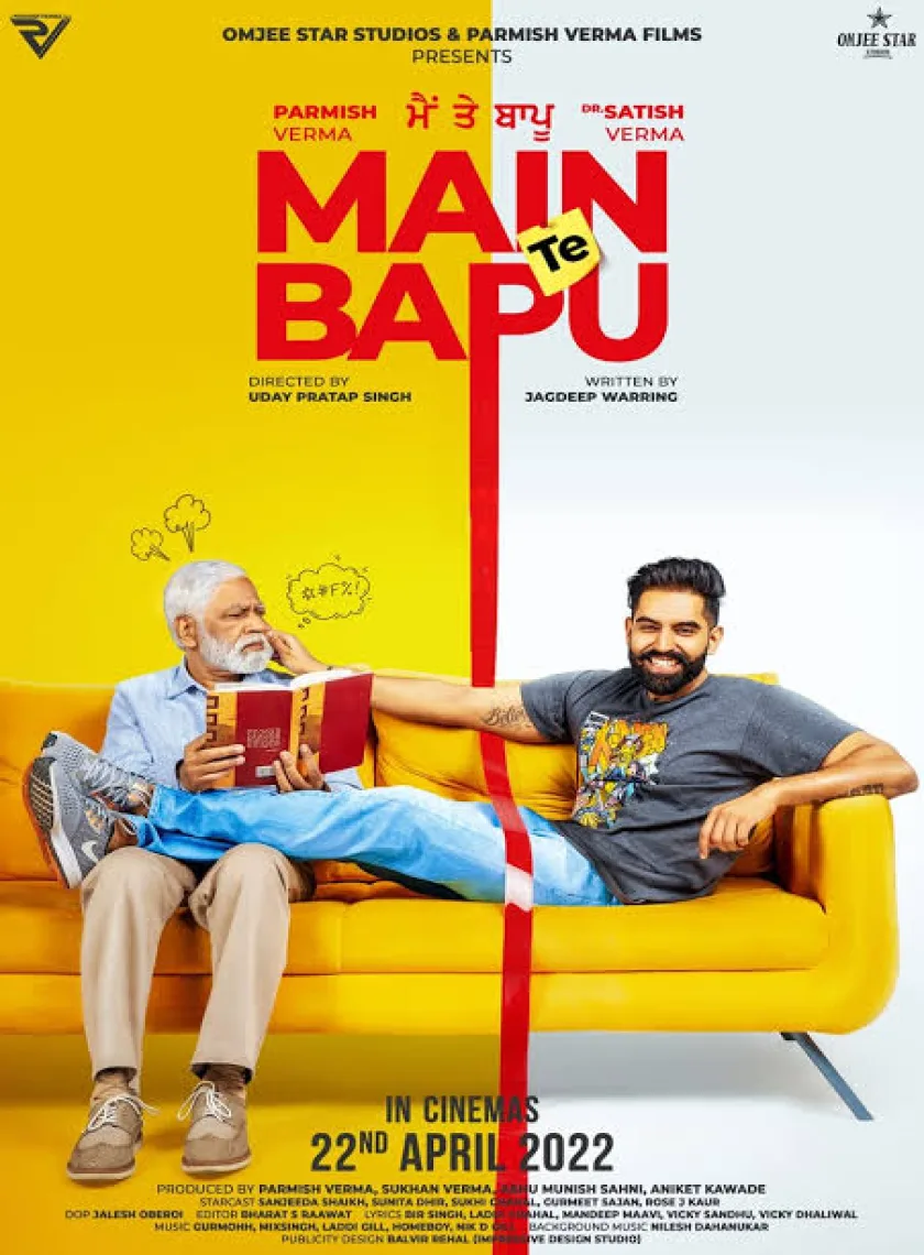 Main Te Bapu (2022) Punjabi Full Movie HEVC poster