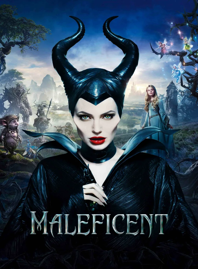 Maleficent (2014) (Hindi + English) Dual Audio Hollywood Movie BluRay HD ESub poster