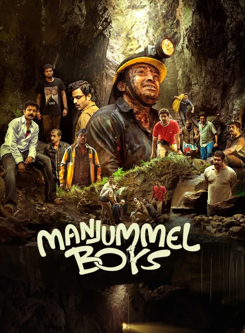Manjummel Boys (2024) {Hindi + Malayalam} Dual Audio UnCut Movie HD ESub poster