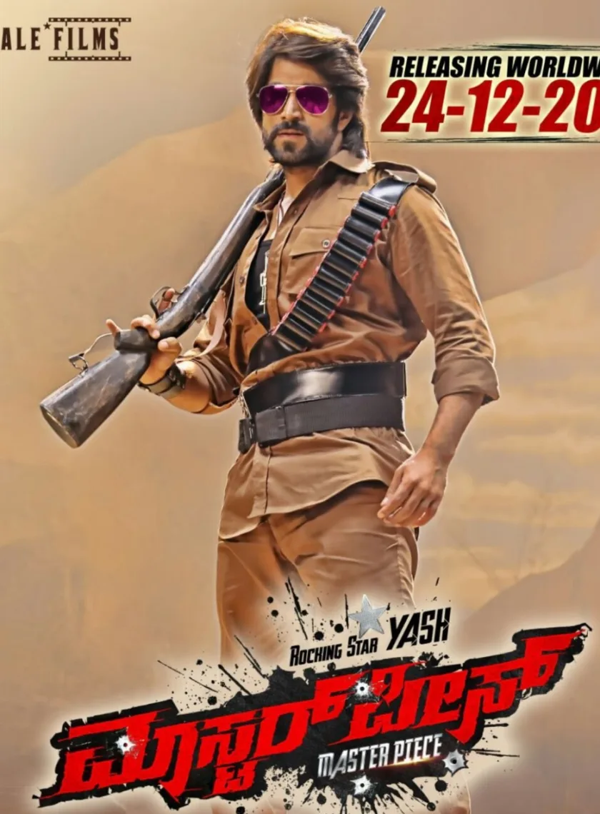 Masterpiece (2015) {Hindi + Kannada} Dual Audio UnCut Movie HD ESub poster
