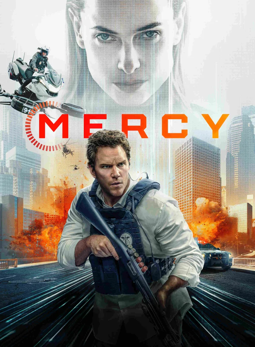 Mercy (2026) (Hindi + English) Dual Audio Hollywood Movie HD ESub poster