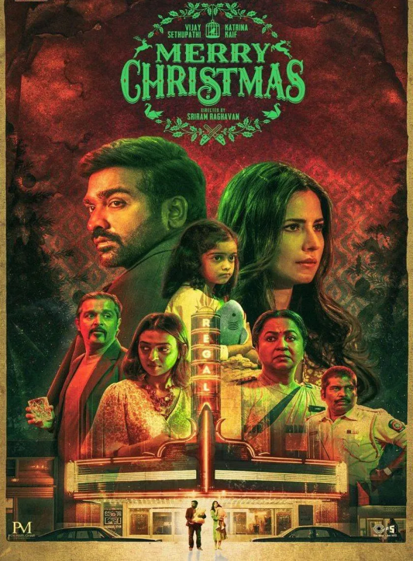 Merry Christmas (2024) Hindi South UnCut Movie HD ESub poster