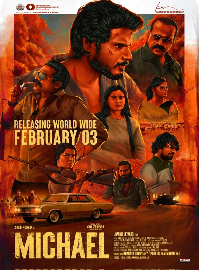 Michael (2023) South Hindi Dubbed UnCut Full Movie HD ESub poster
