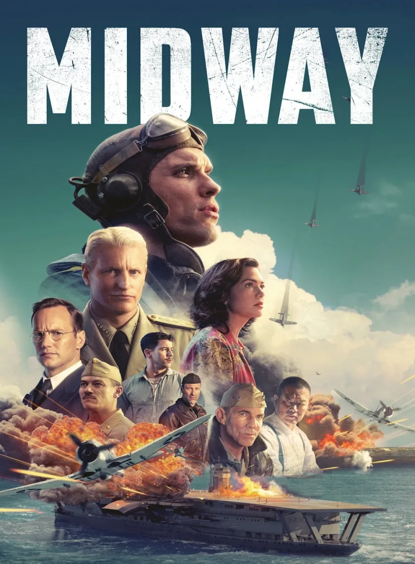 Midway (2019) (Hindi + English) Dual Audio Hollywood Movie BluRay HD ESub poster
