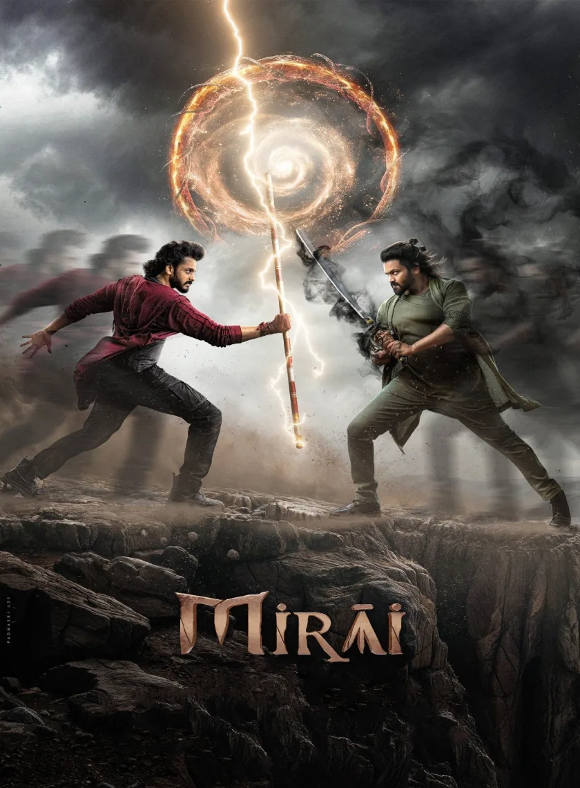 Mirai (2025) (Hindi + Telugu) Dual Audio UnCut South Movie HD ESub poster